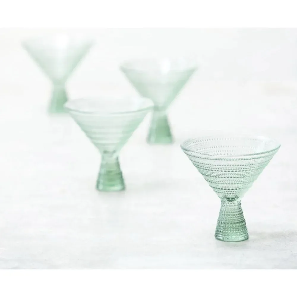 FORTESSA Jupiter Martini Glass Set of 2 in Sage NEW